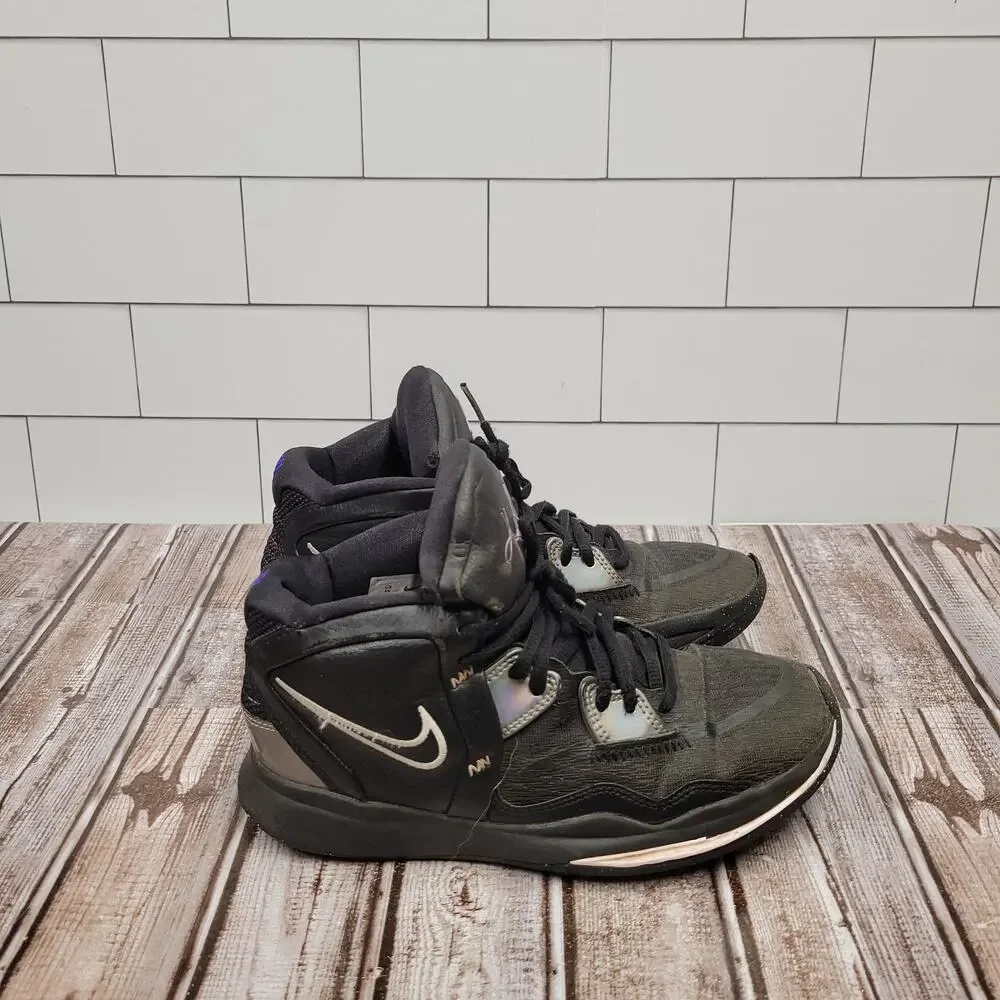 Nike Kyrie Infinity GS Black Metallic Silver DD0334-005 Youth Size 5Y